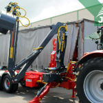 hydraulický žeriav BIGAB pre traktorový nosič kontajnerov